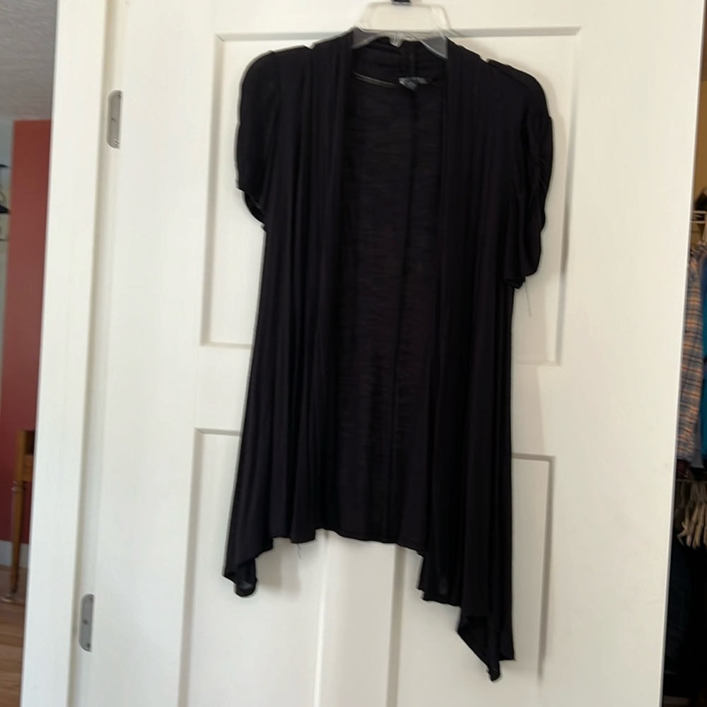 AB Studio black short sleeve cover